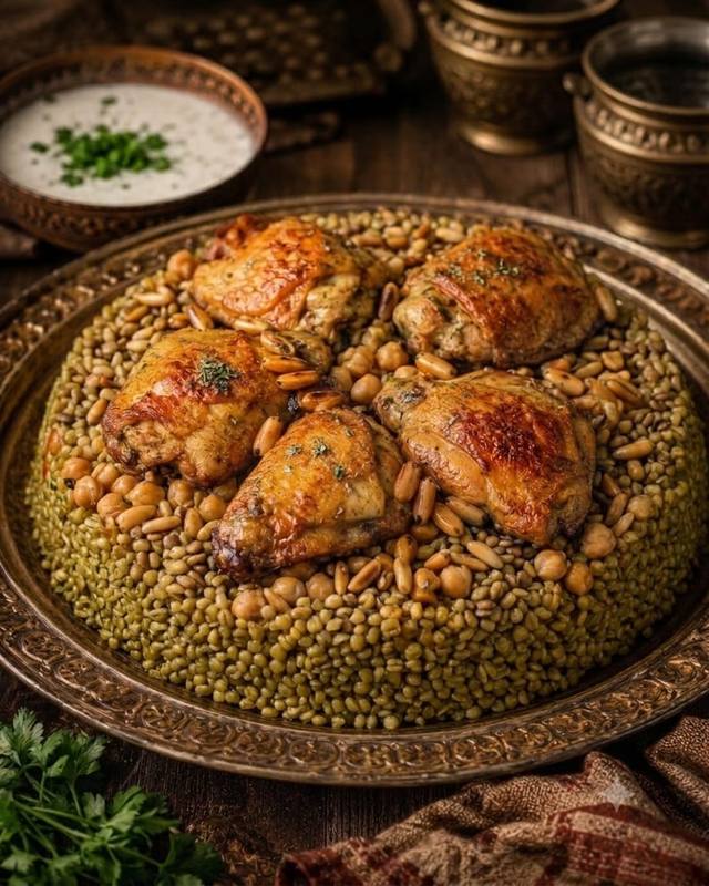 فريكة دجاج (دجاجتين)