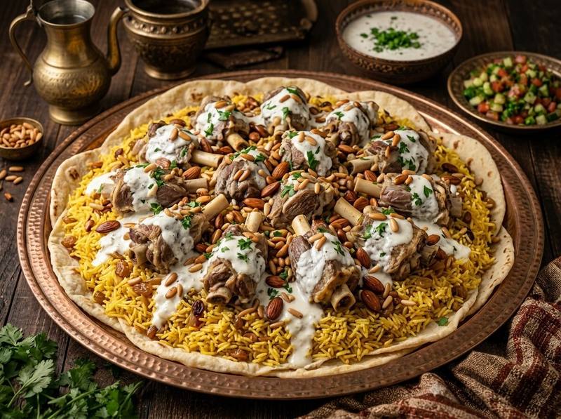 منسف لحم (12 قطعة)